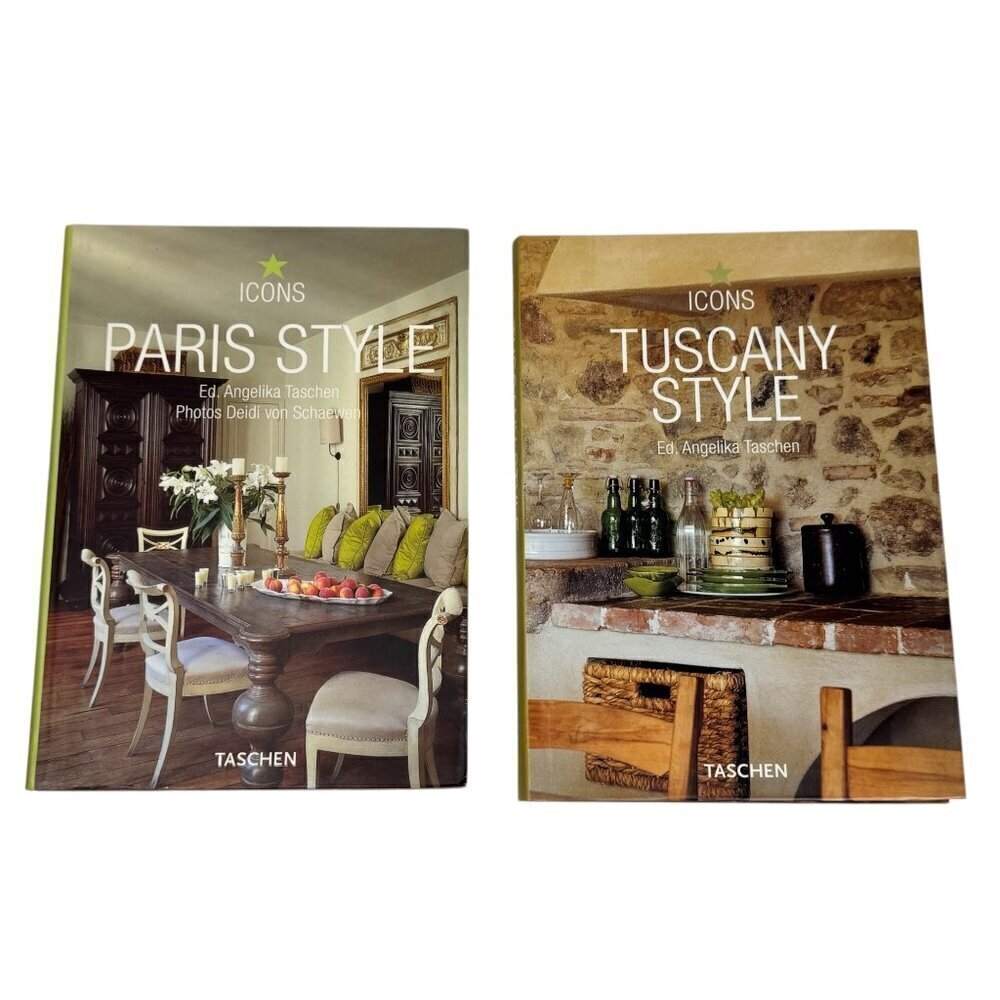 Paris Style Book Tuscany Style Book Ed. Angelika Taschen 2003 Home Decor